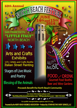 North Beach Festival 2014 - Poster