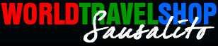 Sausalito and World Travel Shop Logo