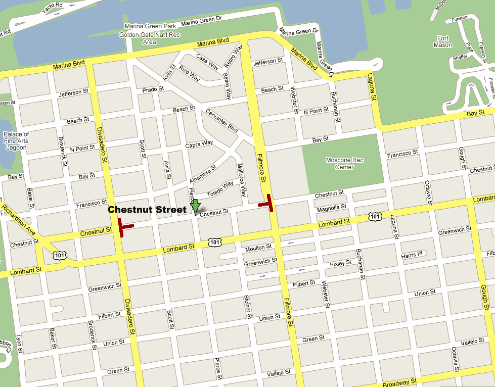 Map :: Chestnut Shopping District